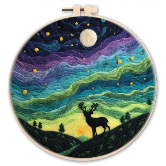 Needle Felting Kit Wool Painting Kit DIY Felt Wool Needle Felt Set