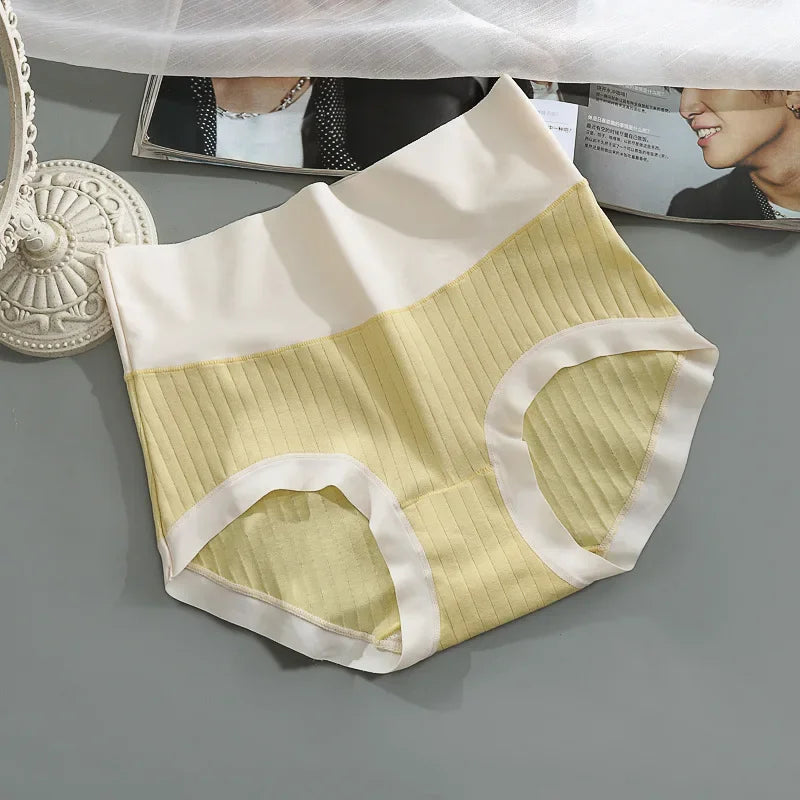 Cotton high waist Ice Silk lingerie Underwear