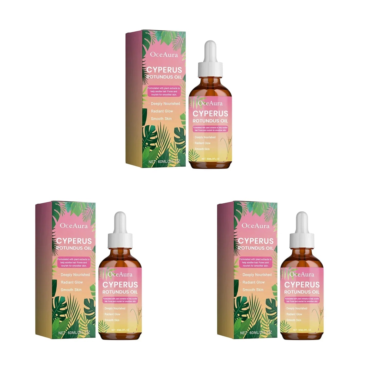 Natural Cyperus Rotundus Oil Hair Removal Serum