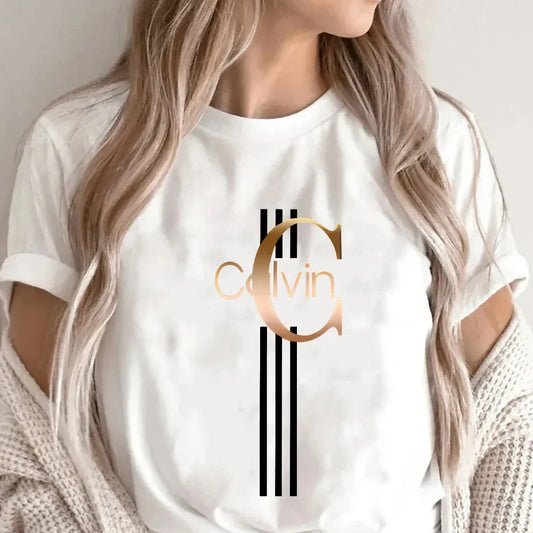 Short Sleeve graphic Calvin T-shirts