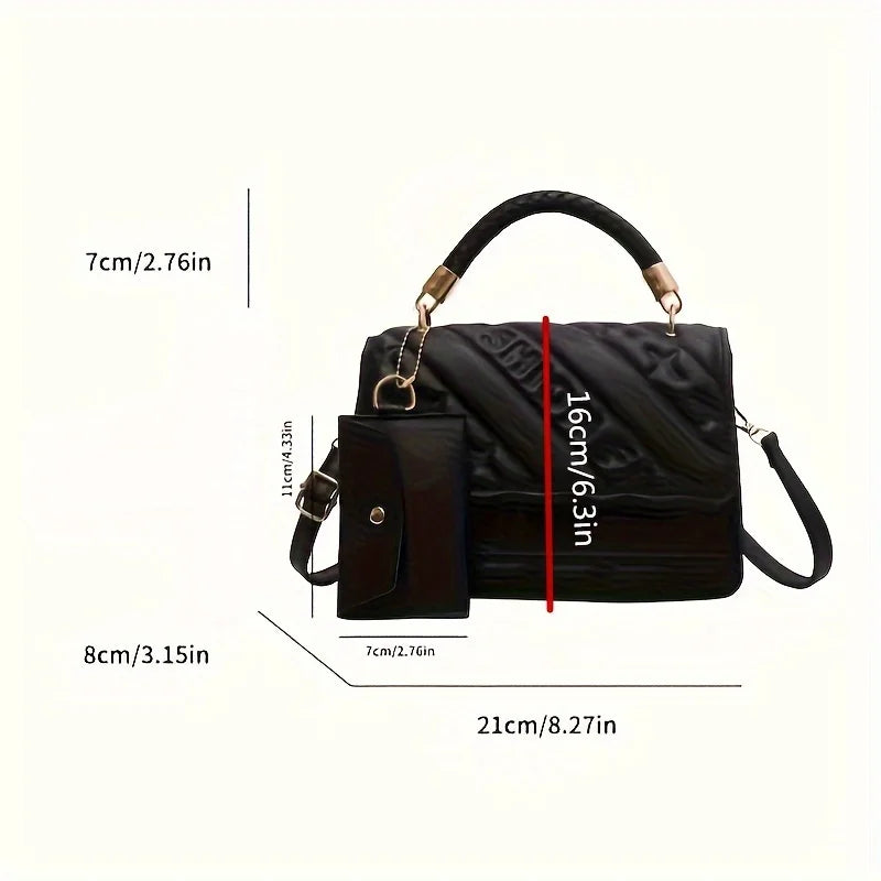 Handbag with Adjustable Strap Crossbody Purse