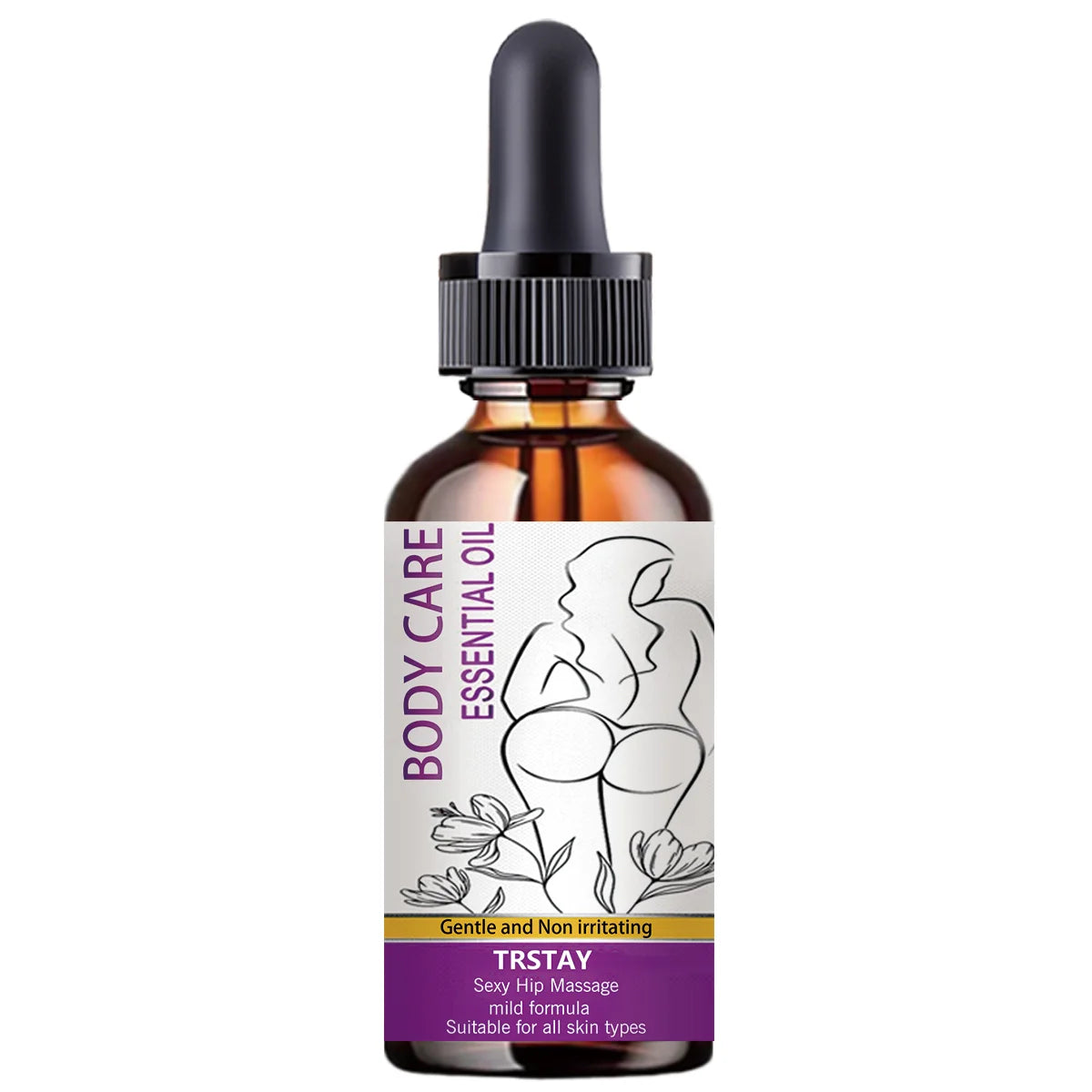Sexy buttocks with large essential oil
