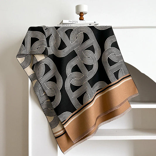 Winter Scarf Wraps Thick Cashmere Imitation