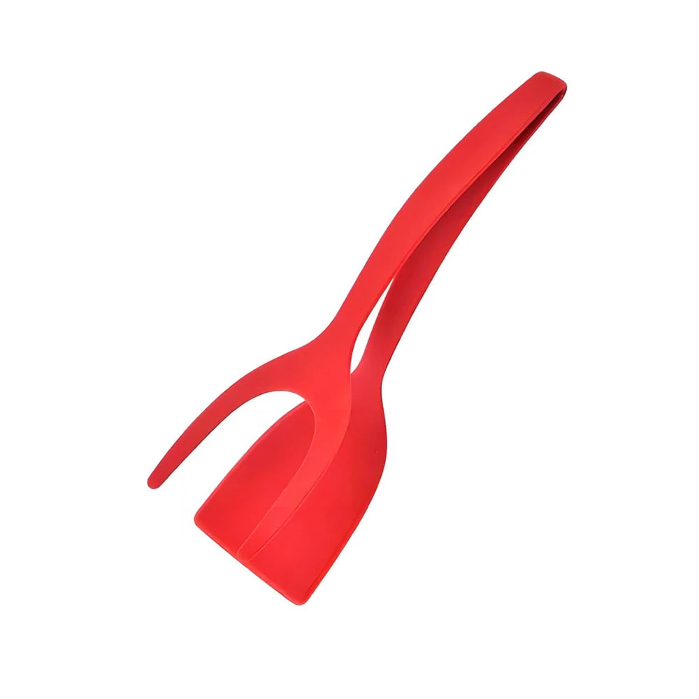2 in 1 Grip Flip Spatula Clamp Egg Pancake