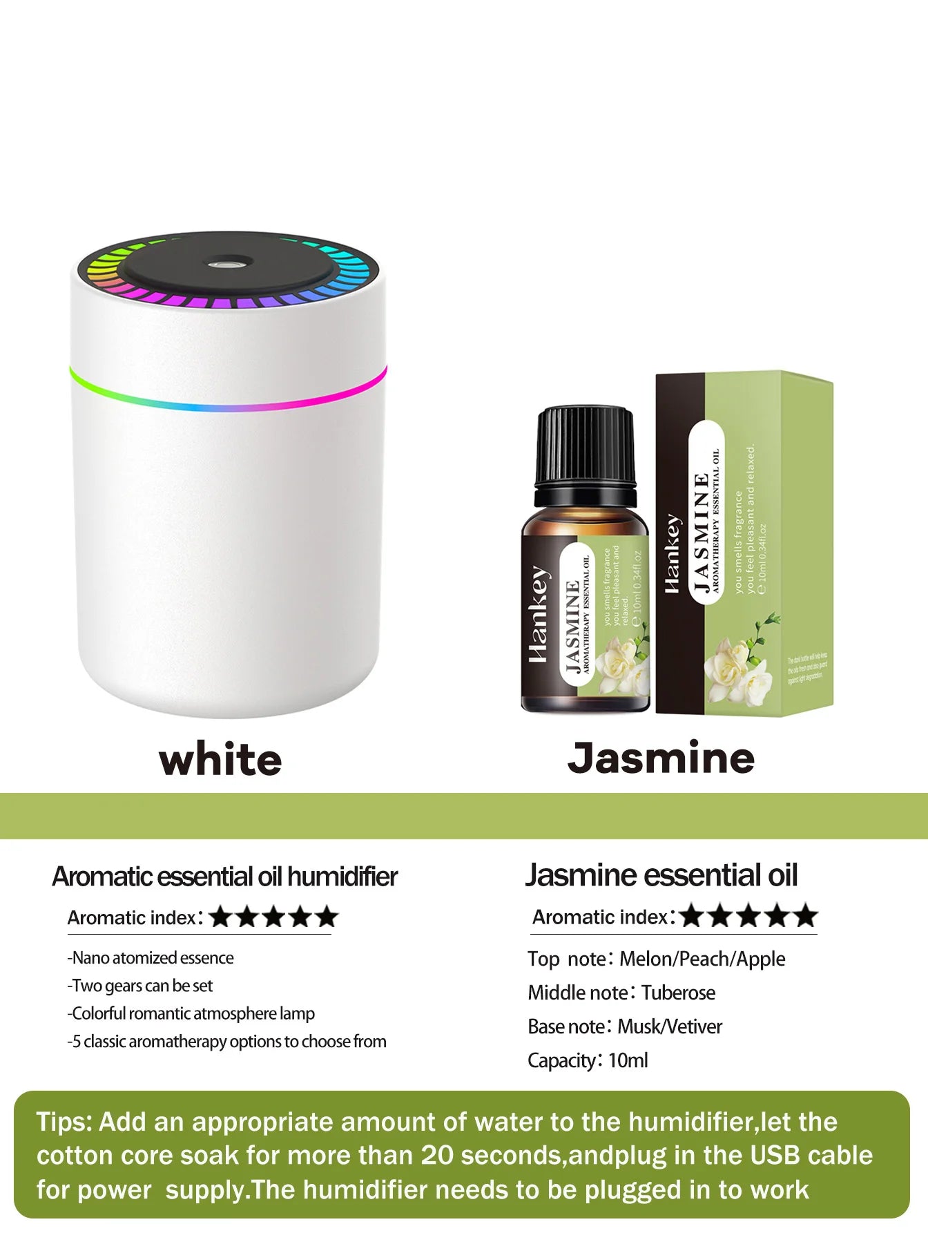 180ml diffuser Humidifier Aromatherapy essential oil