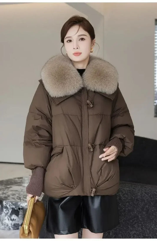 Fur Collar Thick Cotton Coats jacket