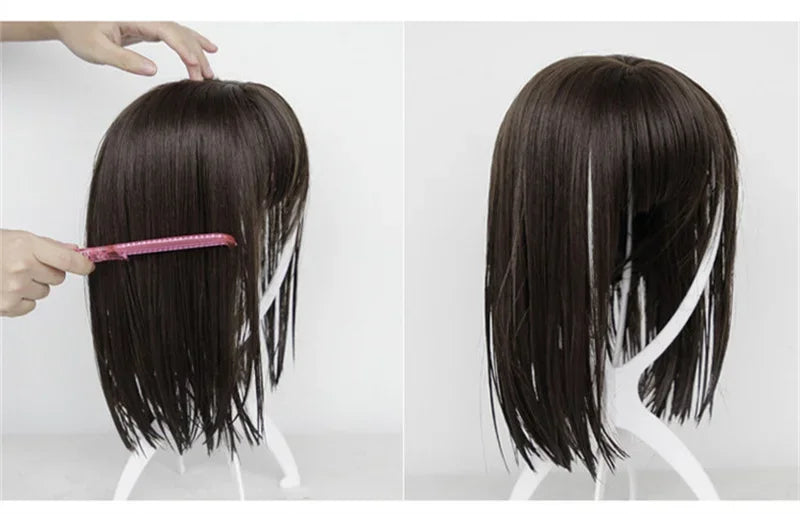 Hair Extensions Synthetic Fiber Daily Use Wigs