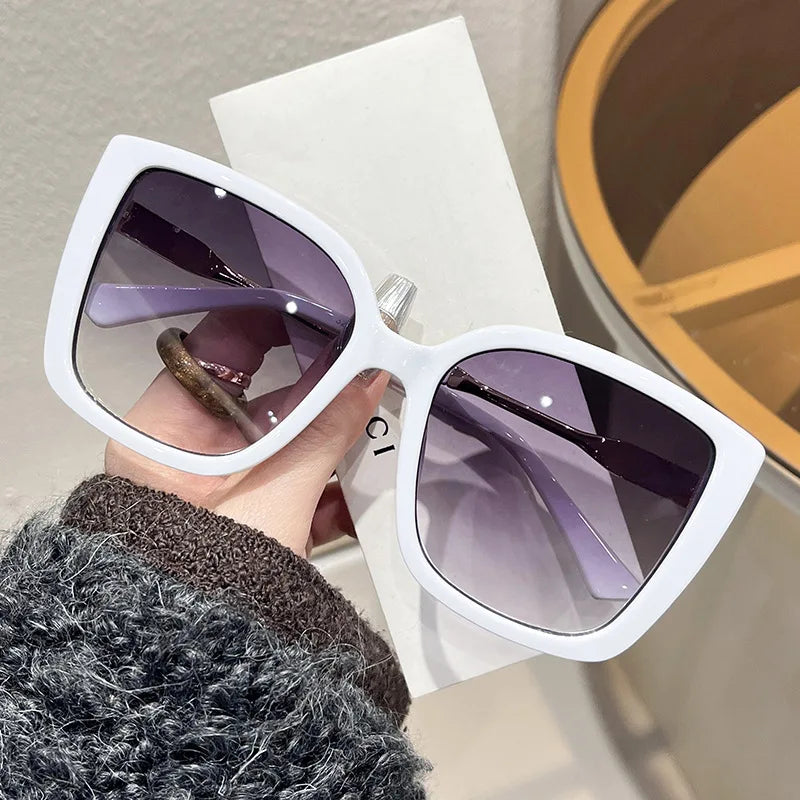 Large Square Frame Sunglasses