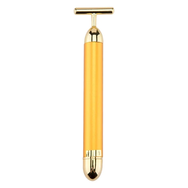 24k Gold Face Lift Roller Vibration Slimming Massager Vibrating Massager
