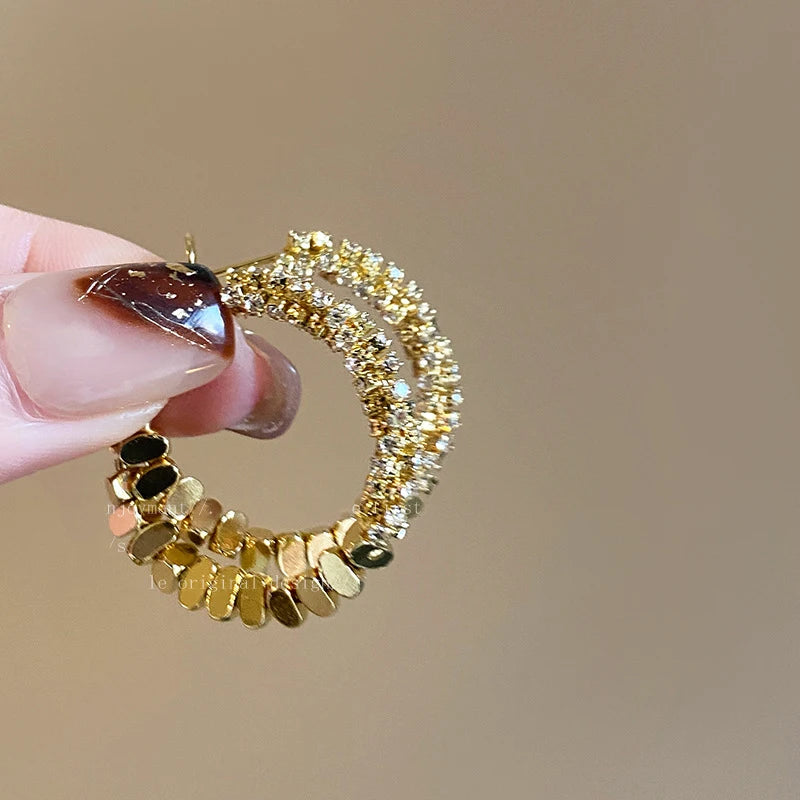 Luxury Big Round Hoop Earrings