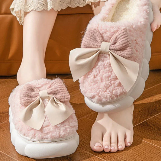 Winter Warm Fur Slip Soft Slippers