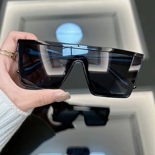 Vintage Square Retro Frame Punk Sunglasses