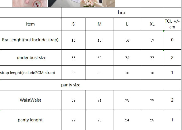 2-Piece Set Cherry Print Comfortable Lingerie