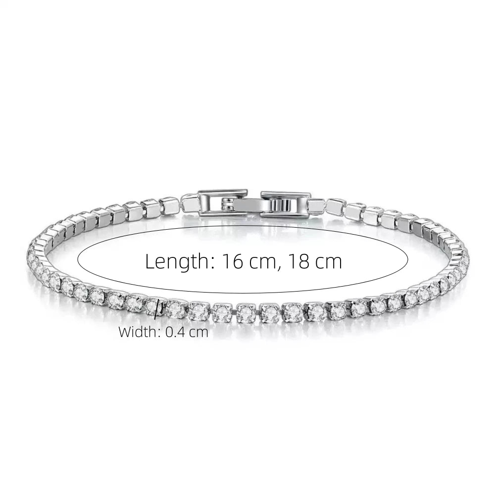 Stainless Steel Zirconia Bracelets