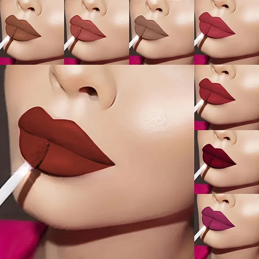 High Pigmented Matte Lip Glaze Lipstick