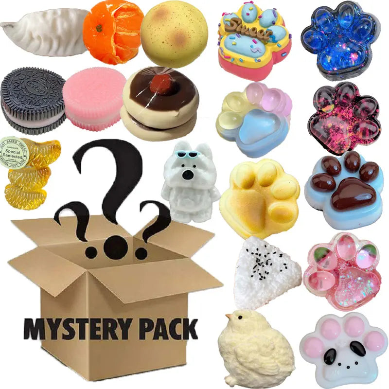 Mystery Fidget Toy Kawaii Cat's Paw Stress Reliever Toys