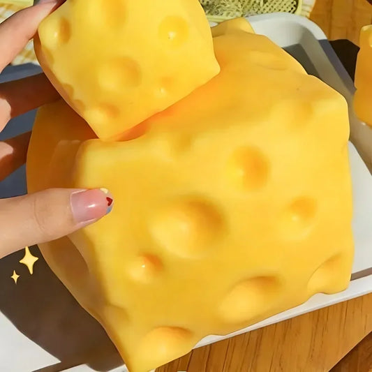 Squishy Square Cheese Squeeze Toys Slow Rebound Stress Relief