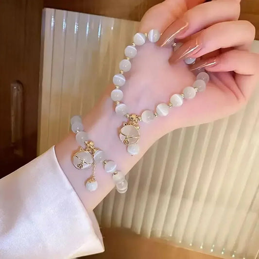 Exquisite Opal Beaded Bracelet