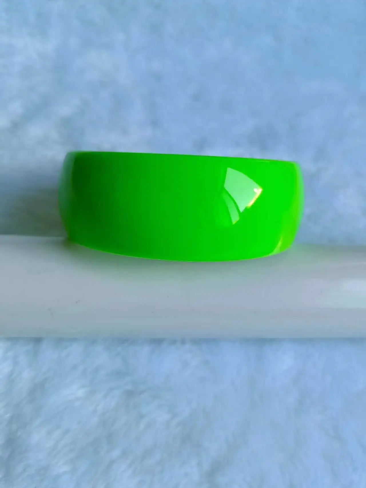 Colorful Candy Acrylic Wide Face Bangle Bright and Exaggerated Resin Bracelet