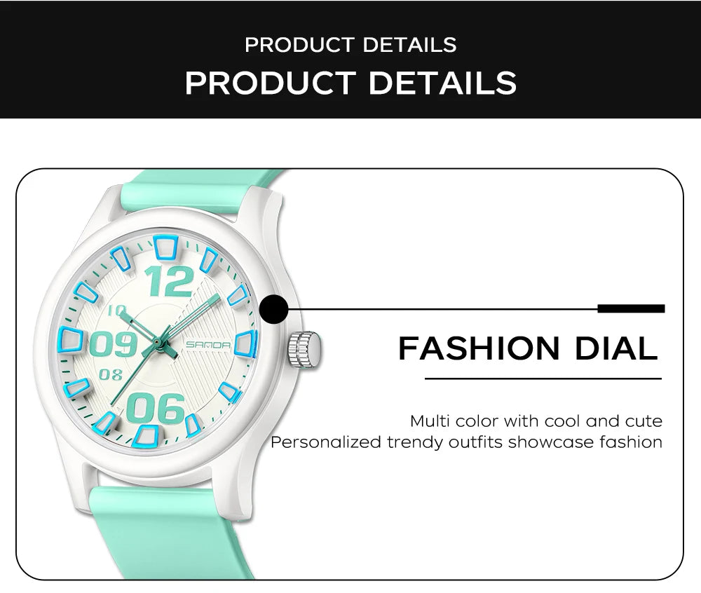 Quartz Waterproof Sports Watch