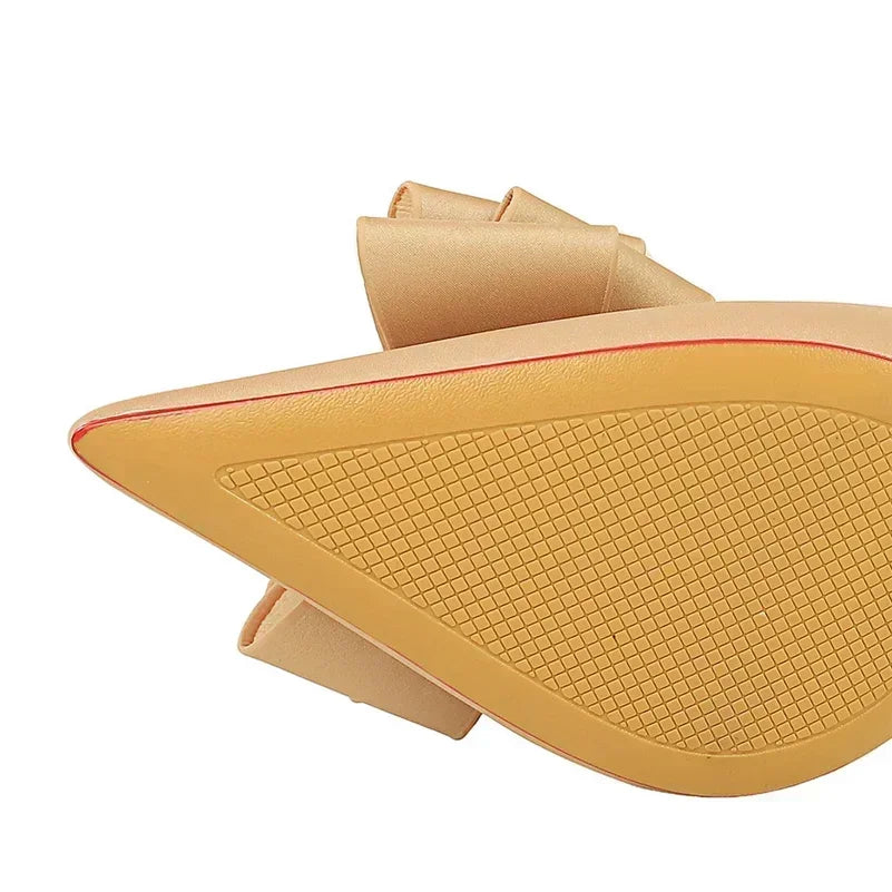High Heels Silk Satin Shoes