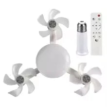 Drone Design Silent Ceiling Fan Light E27 Base Remote Controlled