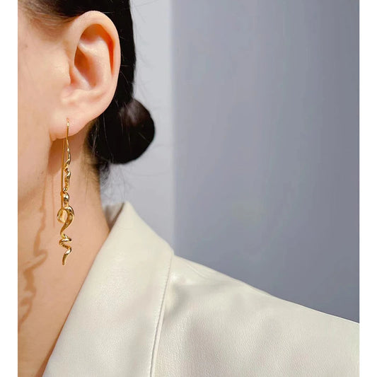 Abstract three-dimensional earrings