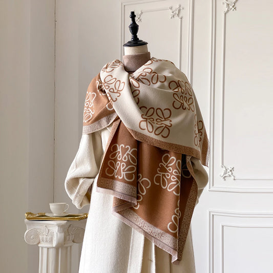 Cicatrice de cachemir cálida de lujo