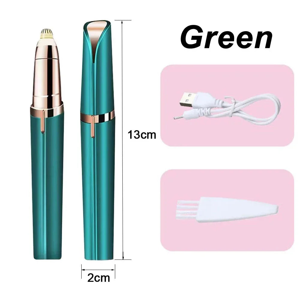 Electric Eyebrow Trimmer Eye Brow Shaper Pencil Face Hair Remover