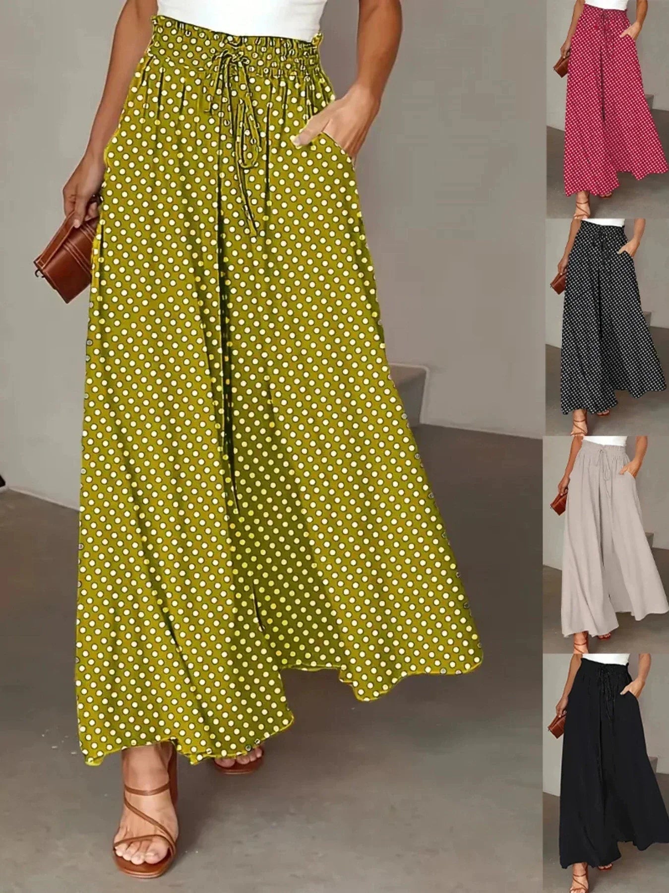 Bohemian Wide-Leg Pants