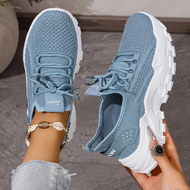Breathable Knit Soft Sole Walking Sneakers
