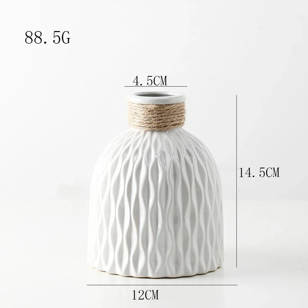 1PC Water Ripple Plastic Vase Wave Flower Pot