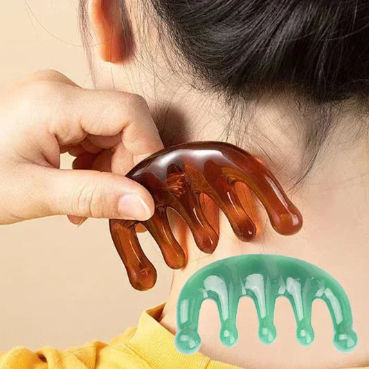 Five Teeth Meridian Massage Comb