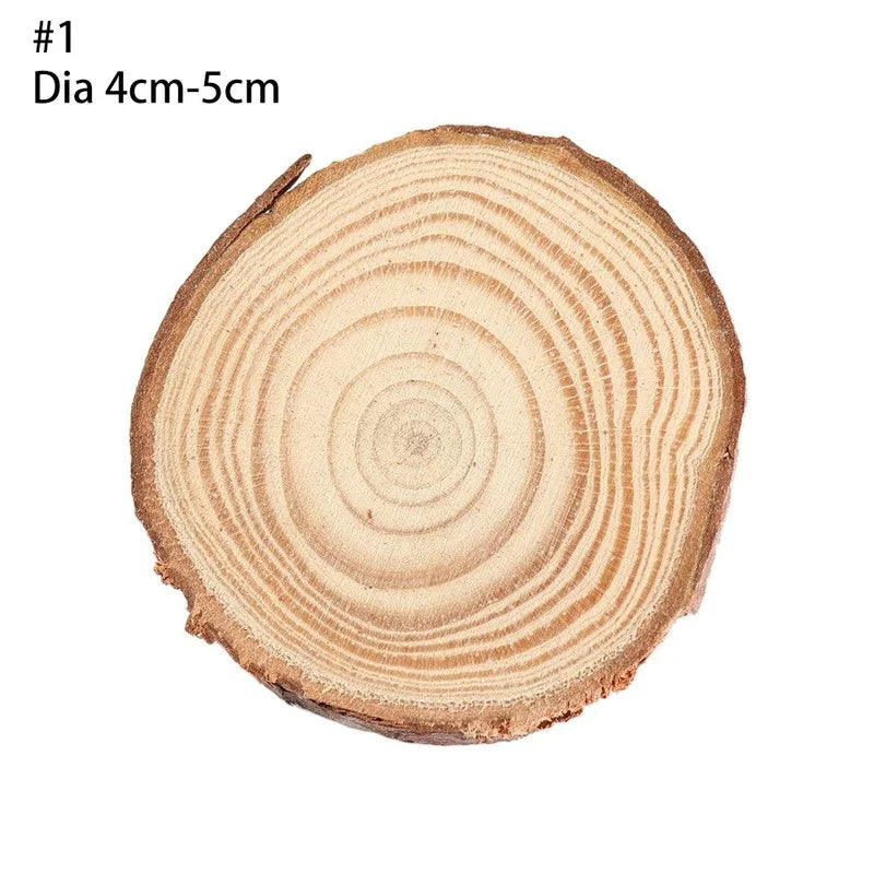 Natural Round Wood Coasters Cup Pad Mug Mat