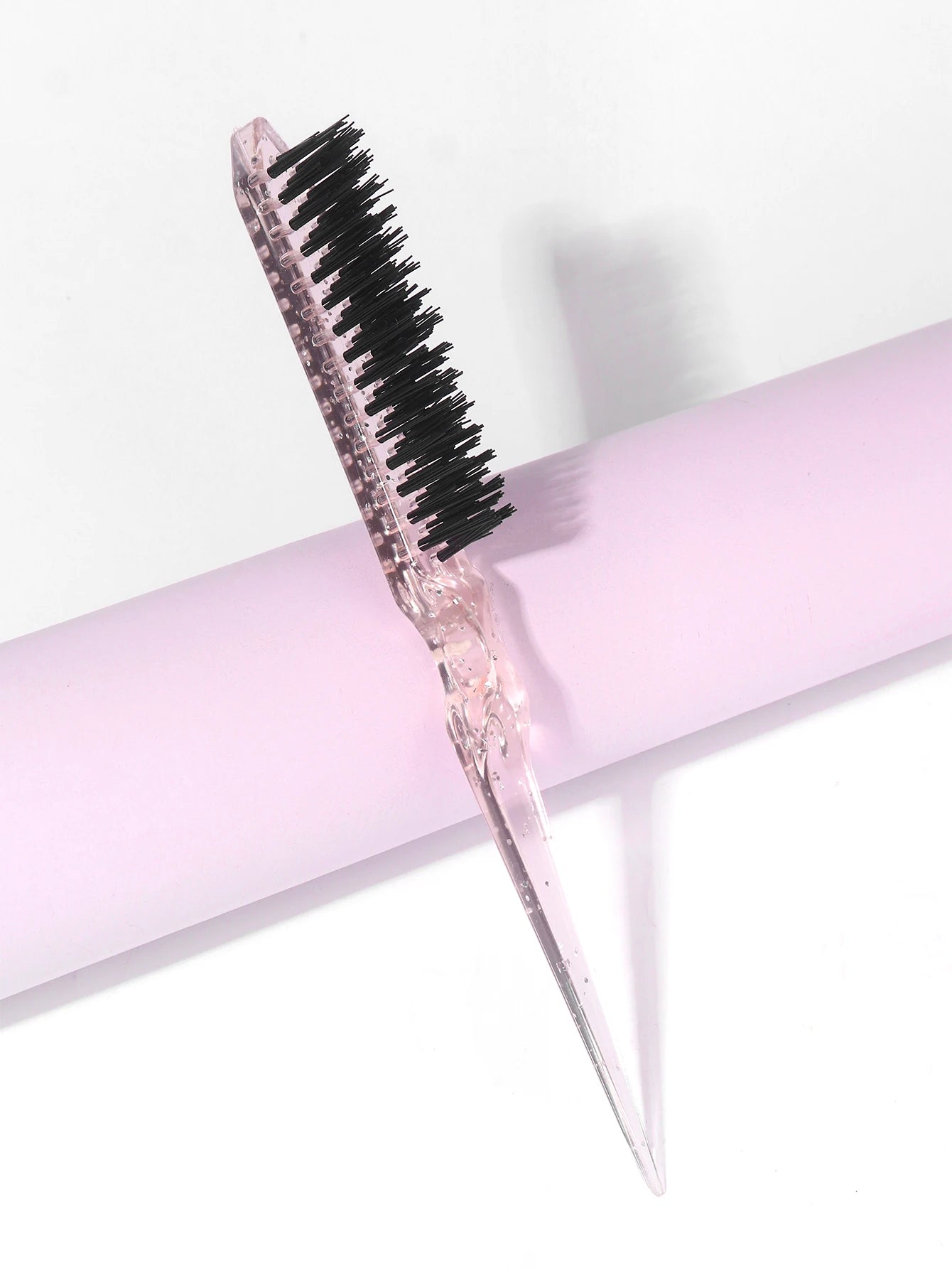4pcs/1pcs crystal double-sided edge hair brush