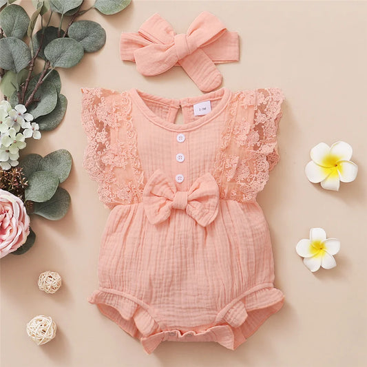 0-18 Months Old Newborn Sleeveless Jumpsuit