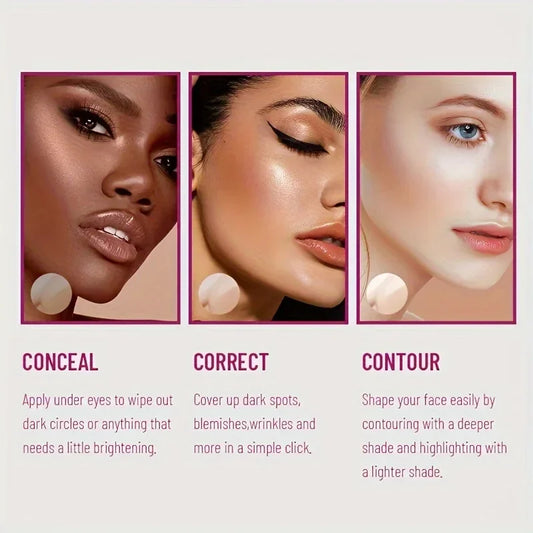 Sponge Head Long Lasting Moisturizing Liquid Foundation