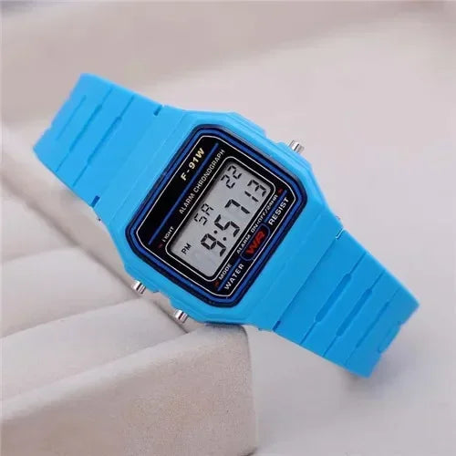 Square Electronic Digital Display Watch