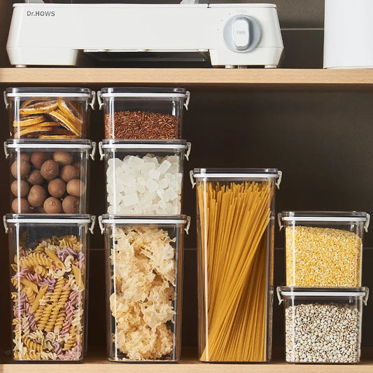 Sealed Jars For Kitchen Storage Box Set