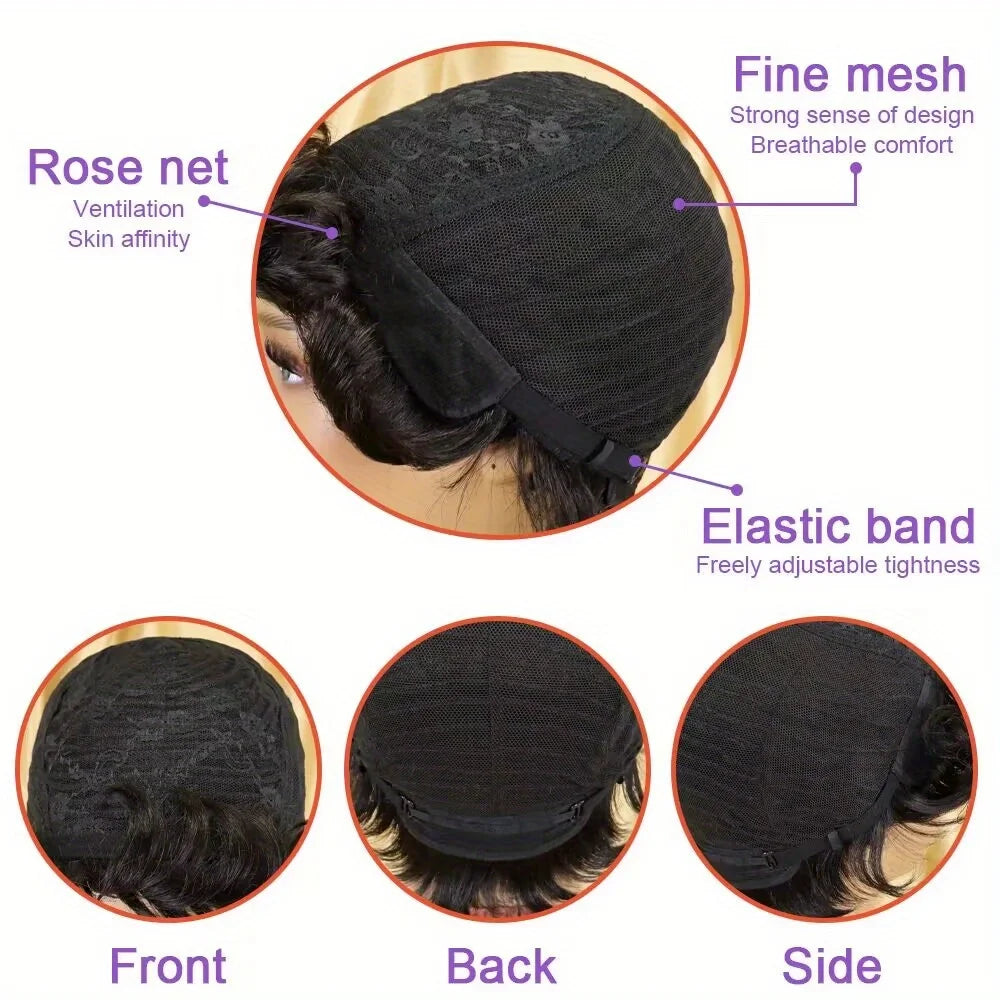 Straight Human Hair Wigs