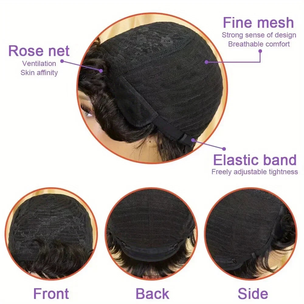 Straight Human Hair Wigs