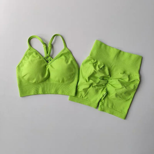 High Waist Sports Suits Fitness Sets Lingerie