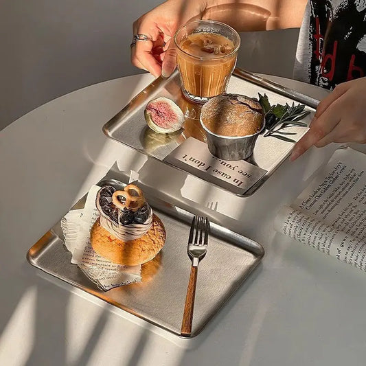 Stainless Steel Rectangular Plate Trays