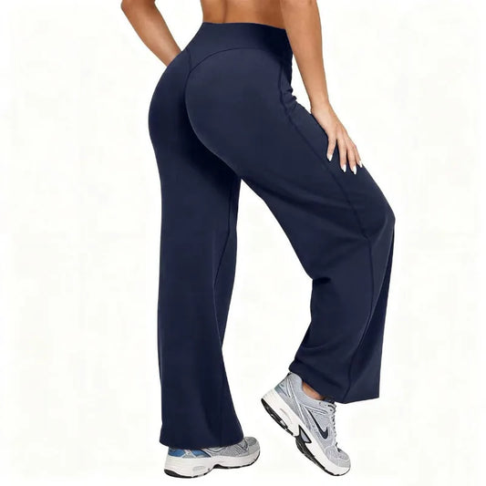 Plus Size Yoga Wide-leg Stretchy Sport Pants
