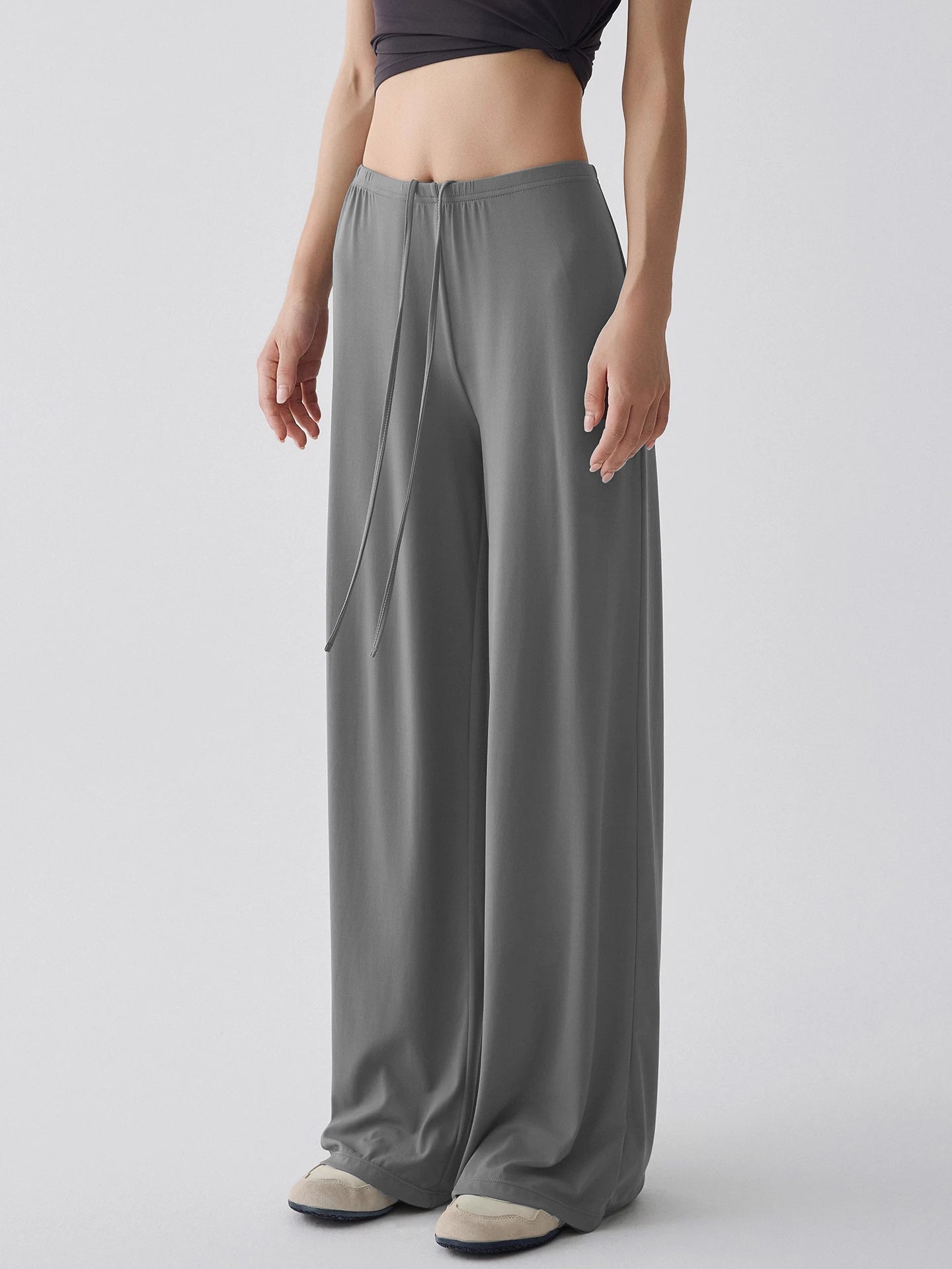Wide-Leg Yoga Joggers Baggy Sport Pants