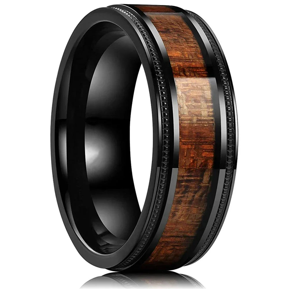 8mm Stainless Steel Galaxy Style Colorful Rings