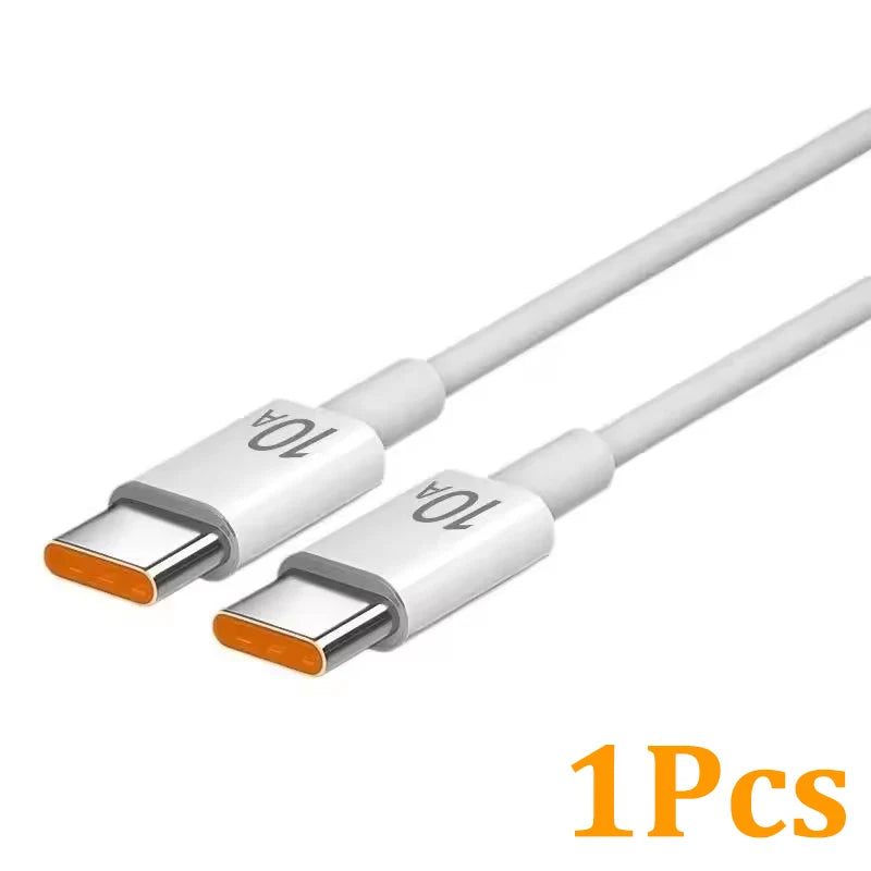1/3Pcs 10A Cable 120W Super Fast Charging Type C