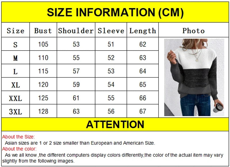 Long Sleeve Round Neck Sweaters