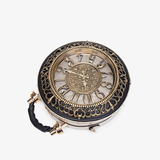 Retro Creative Clock niche Design Sense Crossbody Bag