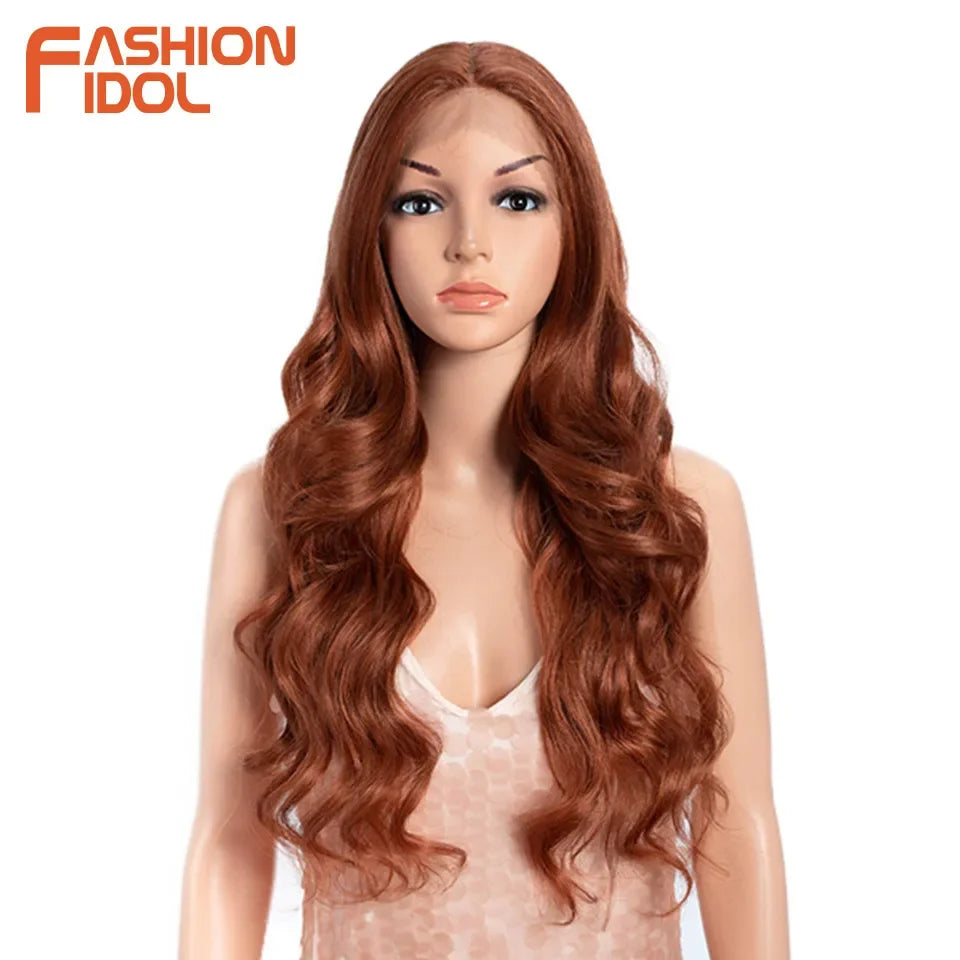 Lace Front Wig Synthetic With Baby Hair Wigs